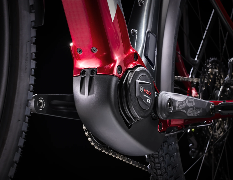 Trek Powerfly Sport 7 EQ 2 Electric Mountain Bike 2023 in Crimson/Lithium Grey-4